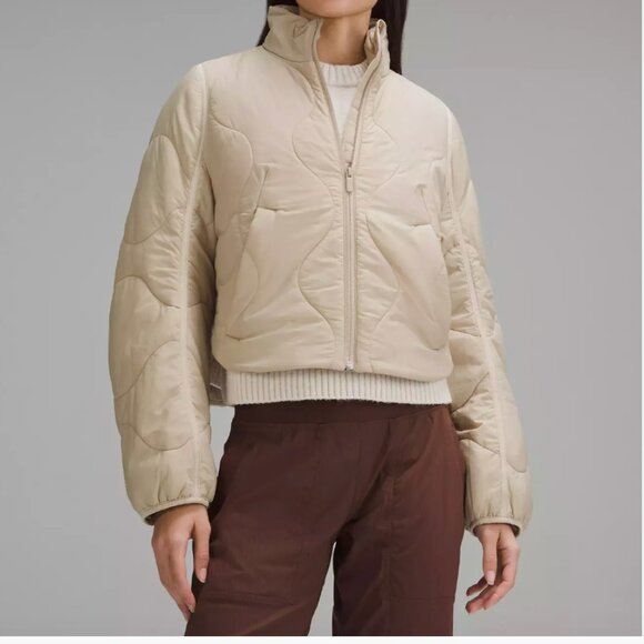 Lululemon Quilted Light Insulation Cropped Jacket Size 4 - Picture 7 of 15